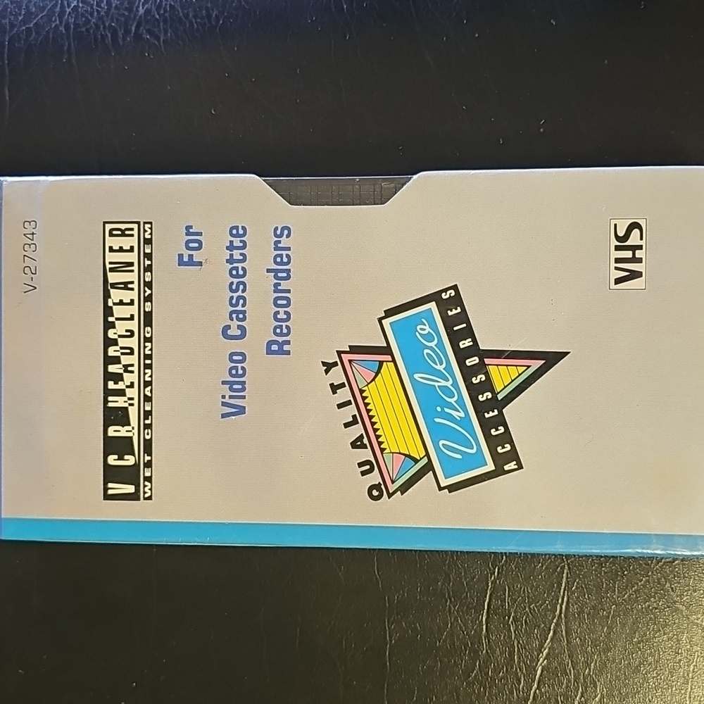VHS Video VCR Headcleaner‎ Wet System NIP Unopened Sealed Vintage